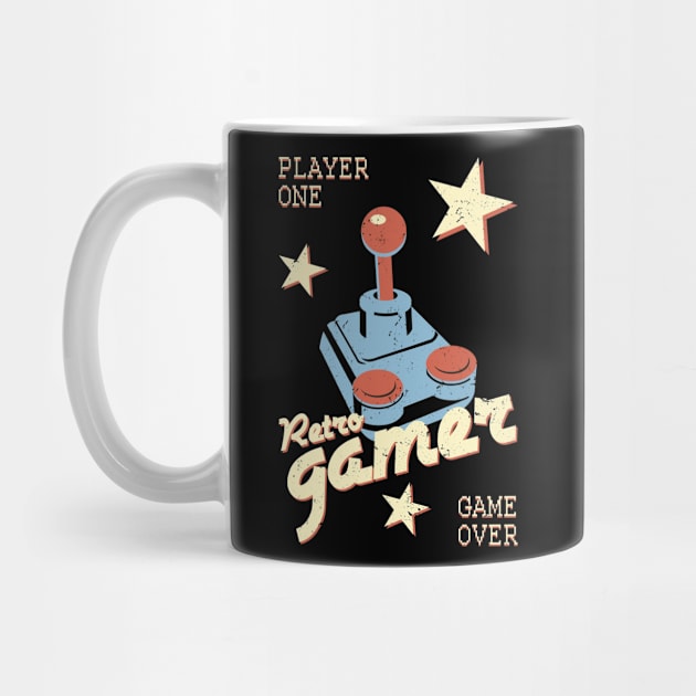 Retro Gamer Joystick Cool Retro Game by We Print On Gifts